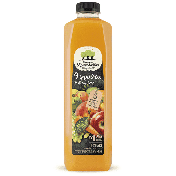Χριστοδούλου Φυσικός Χυμός 9 Φρούτων 1,5lt