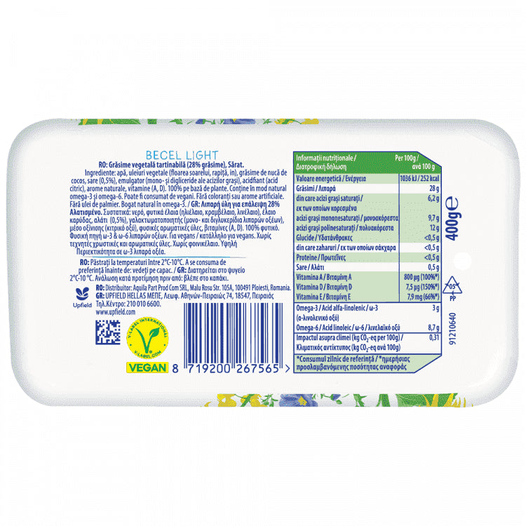Becel Light Vegan 400gr