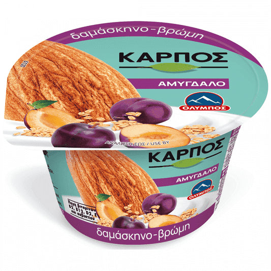 Όλυμπος Φυτικό Επιδόρπιο Αμύγδαλο Δαμάσκηνο Βρώμη 150gr