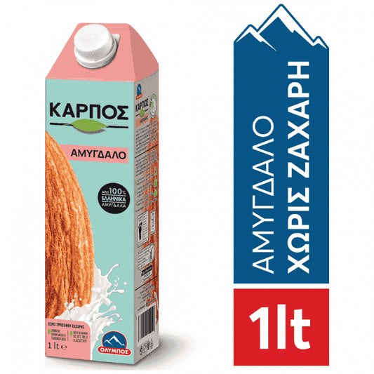 Όλυμπος Ρόφημα Αμυγδάλου Χωρίς Ζάχαρη 1lt