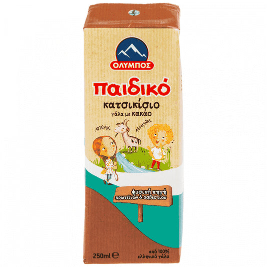 Όλυμπος Παιδικό Γάλα Κατσικίσιο Με Κακάο 250ml