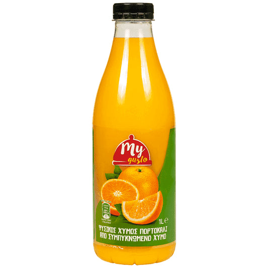 My Gusto Φυσικός Χυμός Πορτοκάλι 1lt