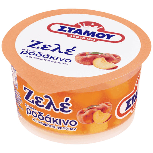 Στάμου Ζελέ Ροδάκινο & Φράουλα 165gr