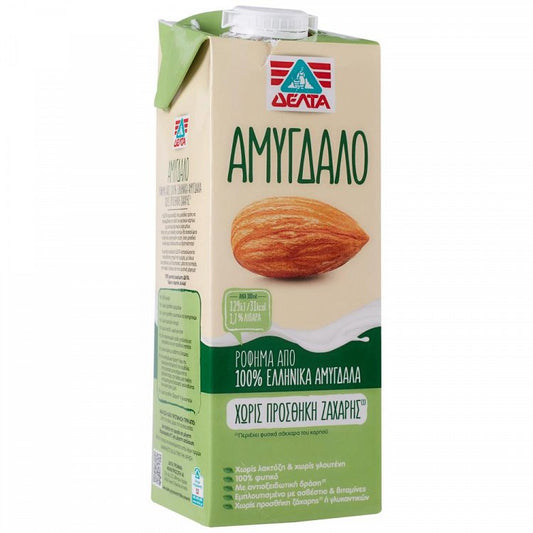 ΔΕΛΤΑ Ρόφημα Αμύγδαλο Χωρίς Ζάχαρη 1lt