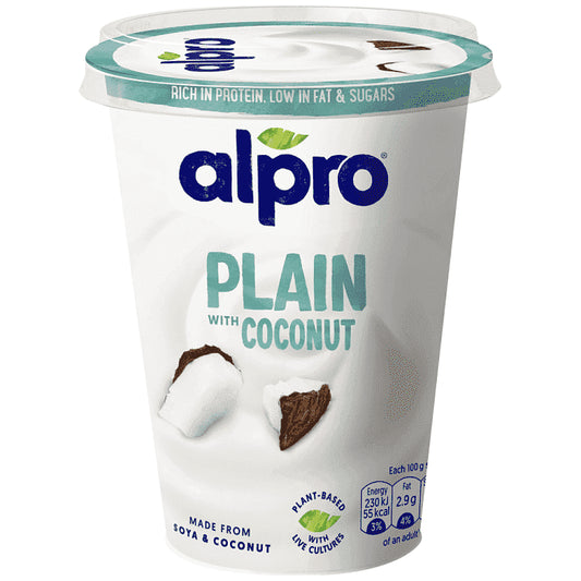 Alpro Φυτικό Επιδόρπιο Πρωτεϊνη Σόγια Καρύδα 500gr