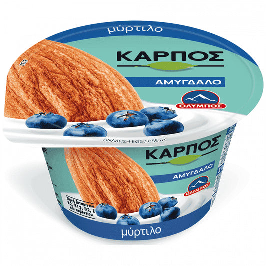 Όλυμπος Φυτικό Επιδόρπιο Καρπός Αμύγδαλο Μύρτιλο 150gr
