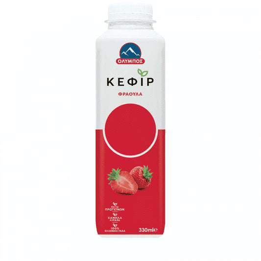 Όλυμπος Κεφίρ Φράουλα 330ml
