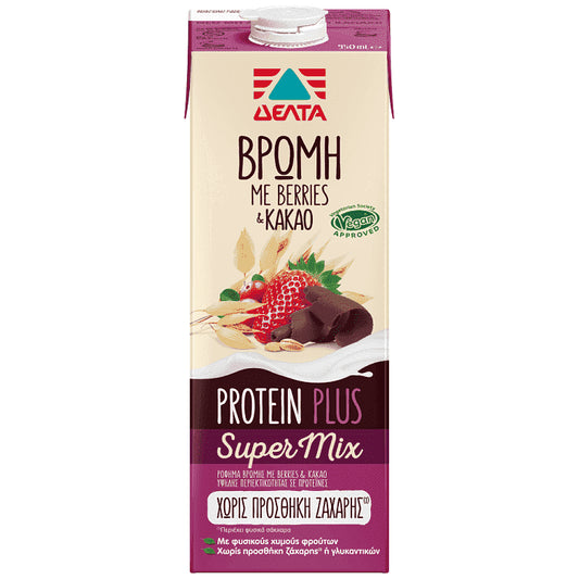 ΔΕΛΤΑ Φυτικό Ρόφημα Βρώμη-Chocoberries 1lt