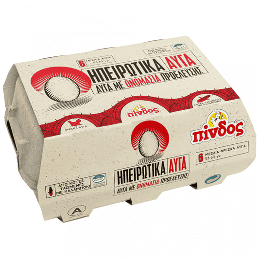 Ηπειρώτικα Αυγά 6Αδα 53-63G Medium