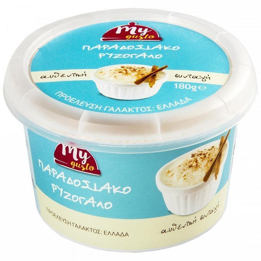 My Gusto Παραδοσιακό Ρυζόγαλο 180gr