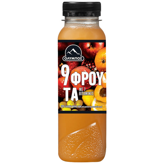 Όλυμπος Φυσικός Χυμός 9 Φρουτα 250ml