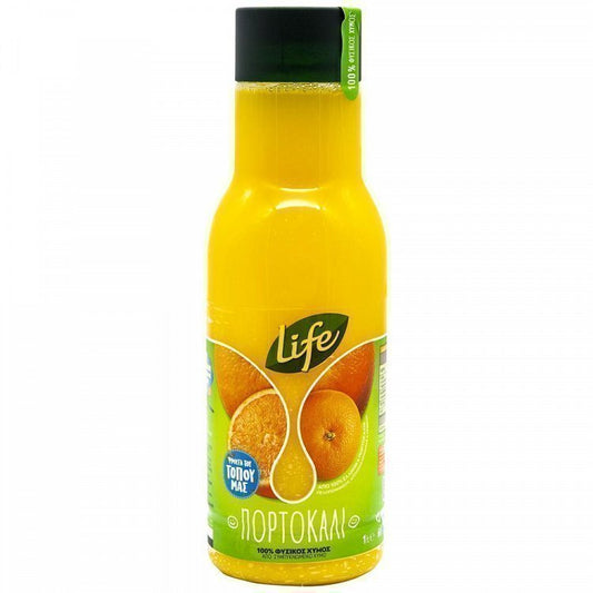 Life Χυμός Πορτοκάλι Μπουκάλι 1lt
