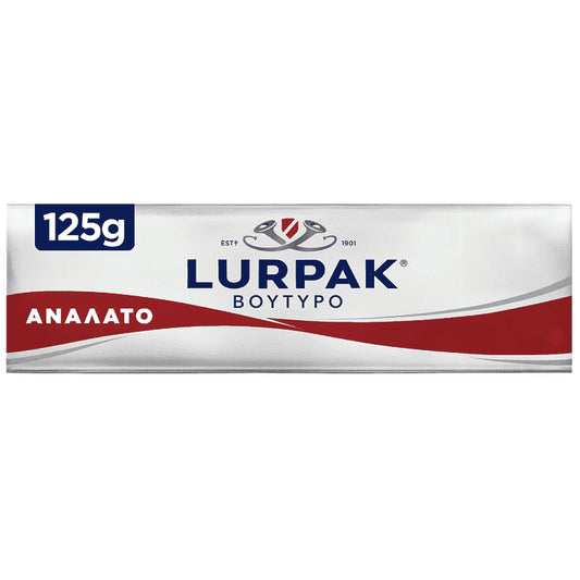 Lurpak Βούτυρο Ανάλατο Αλουμινόφυλλο 125gr