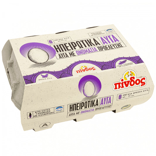 Ηπειρώτικα Αυγά 6άδα 63-73G Large